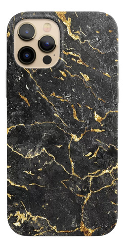 Funda Marmol Dorado Para iPhone