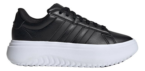 Tenis Casual adidas Court Platform Negro Para Mujer