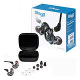 Auriculares In Ear Monitores Pro Stagg Spm235 Negro