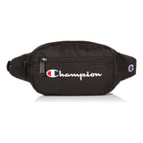 Champion Cintura Pack, Logotipo Negro, Blanco, Talla Única