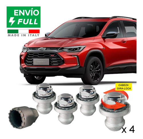 Kit 4 Tuercas Seguridad 12 X 1.5  Nuevo Chevrolet Tracker 20