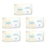 5 Pack Jabón De Arroz Shelo