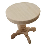 Mesa De Madera 1:12, Mesa Auxiliar Redonda, Mesa De Comedor,