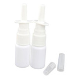 4x 2x 15ml Plastic Refillable Nasal Spray Bottle