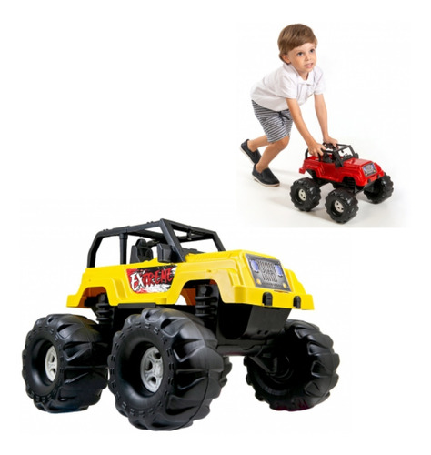 Carrinho De Brinquedo Jipe Jeep Gigante Infantil  Atacado