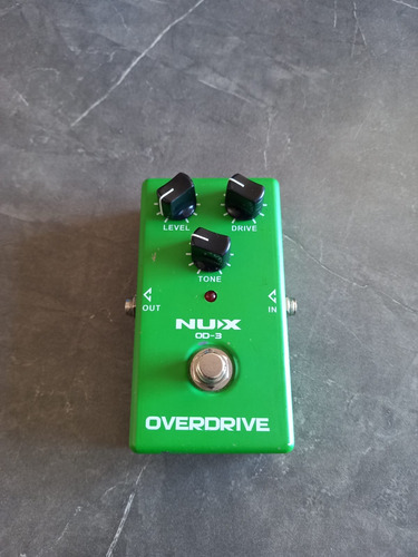 Pedal De Guitarra Nux Overdrive Od-3, Color Verde