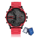 Reloj Deportivo Casual De Cuarzo Para Hombre Con Caja De Reg