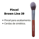 Pincel Klass Vough Brown Line Para Acabamento 39 Cor Laranja