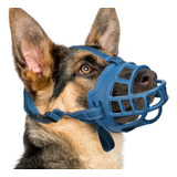 Bozal Para Perro Talla 6 De Silicona Azul