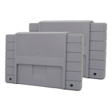 Kit 2x Case Carcaça Cartucho Compativel Para Super Nintendo