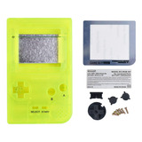 Carcasa Para Game Boy Pocket(gbp) Amarillo Neón Fluor(clear)