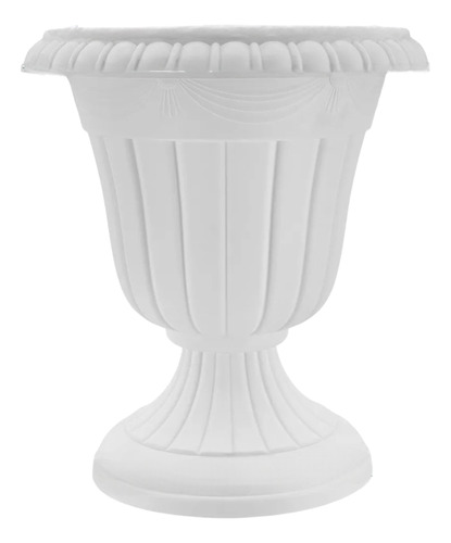 Macetero Plastico Blanco Ultra Liviano  39cm -34