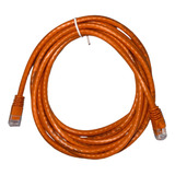 Cable De Red Ethernet Cat 6 Eia-568-c 3.048 Metro Naranja