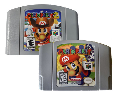 Mario Party 1 + Mario Party 2 N64 Nintendo 64 R-pr0