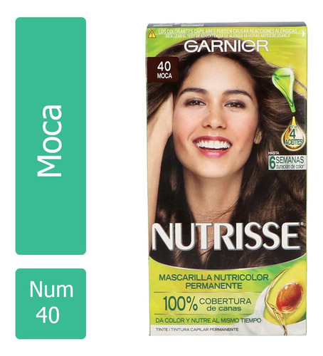 Garnier Nutrisse Tinte En Crema Caja Con 1 Aplicación Color 