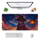 Mouse Pad Largos Genshin Impact Mona Juego Anime Art 30x70cm