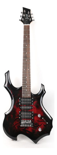 Fojill Guitarra Electrica Cool Shape De 39 Pulgadas, Cuello