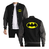 Beisbolera Chaqueta Batman Comic Caballero De La Noche 