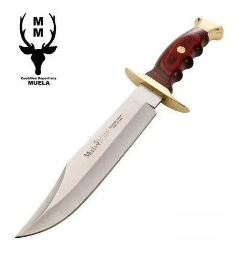 Cuchillo De Caceria Bowie Bw-18 Cm Muela Con Funda 500572