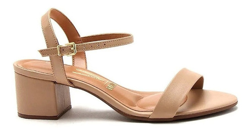 Sandalias Vizzano Pelica Mujer Eco Cuero Taco Cuadrado 4cm