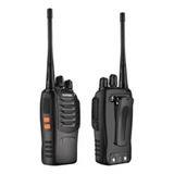 Radio Transmisor Walkie Talkie Bf-777s Pack 2 Color Negro