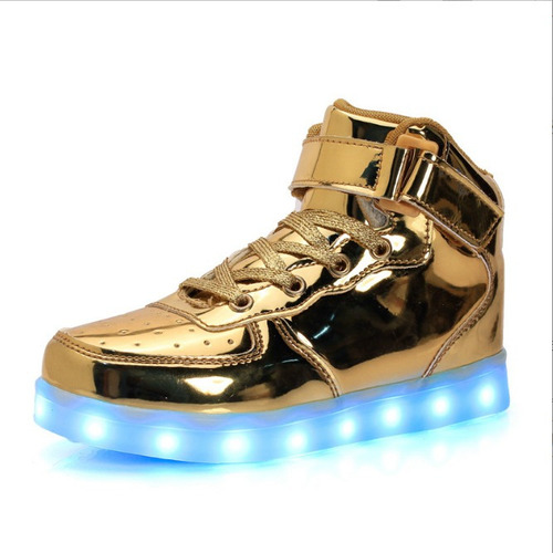 Zapatos Con Luz Led For Hombre Y Mujer, Luminosos, Con Carg