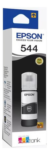 Botella De Tinta Negra Eco Tank Epson T544 Original T544120-