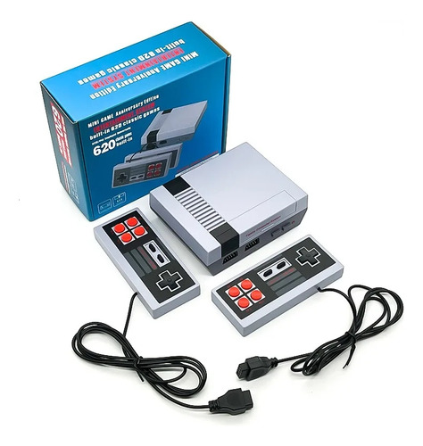 Miniconsola Retro Tipo Nes + Dos Controles 