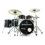 Bateria Nagano World Full Ebony Sparkle 22¨,10¨,12¨,14¨,16¨