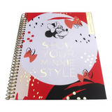 Cuaderno 1/2 Oficio (21x17cms) Rhein Disney Minnie 150 Hojas