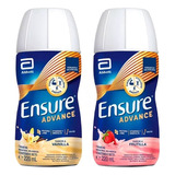 Ensure Advance Shake 2 Vainilla + 2 Frutilla X 220 Ml