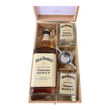 Kit Para Presente Whisky Jack Daniels Honey 1 L C/ Copos 