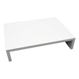 Suporte Para Monitor Mesa Elevado Home Office 50 X 20 Cm Bco