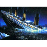 5d Pintura Por Diamantes (4997) Barco Titanic 30x40cm (nvzm)