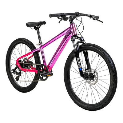 Bicicleta Alubike 24 Sierra 8 Velocidades De Aluminio Gris Rosa Unitalla | Envío gratis