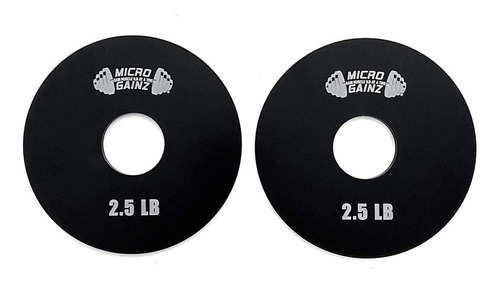Micro Gainz - Juego De Pesas Olimpicas De Acero De 2 5 Libr