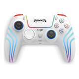 Controle Marvo Monka Gt-96, Rgb, Wireless, Branco, Gt-96