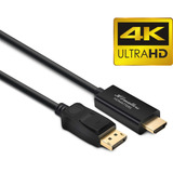 Cable Dp Display Port Macho A Hdmi Macho, 1.8m 4k/ Pc, 