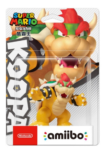 Figura Amiibo Original Nintendo Bowser Super Mario Bros