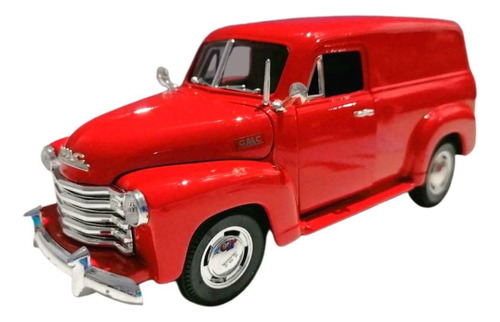 Gmc Panel Truck 1950 Rojo - Escala 1:18 - Marca Mira - Usada