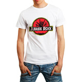 Camiseta Jurassic Park Rock Masculina