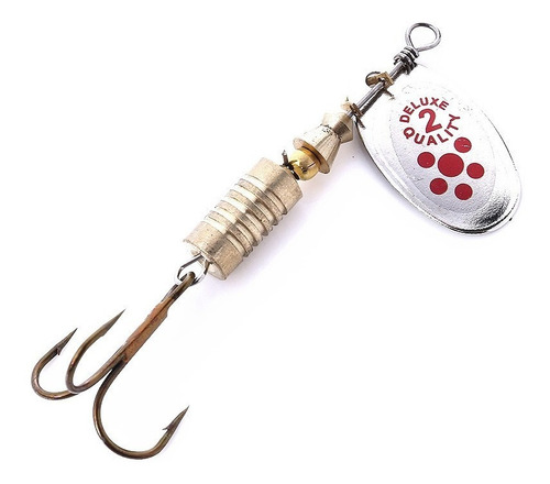 Señuelo Pesca Cucharilla #2 Lobina Trucha Spinner Bait 7g