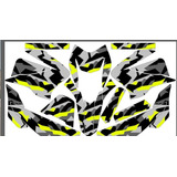 Stickers Para Xeverus Hyper Sport 250r Camuflaje Amarillo