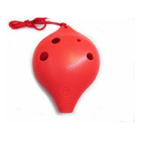 Tng 6 Agujeros Alto C Ocarina De Plastico Rojo