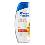 H&s Shampoo Con Aceite De Argán Limpieza  700 Ml