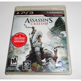 Assassins Creed 3 Ps3 Español Fisico - Local