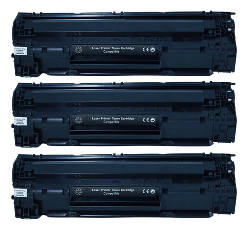 Kit 3x Cartucho Toner P/ Impressora Laser Pro M1132mfp M1120