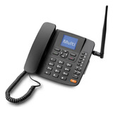 Telefone Rural Com Wifi 4g Roteador Multilaser Re506 Preto