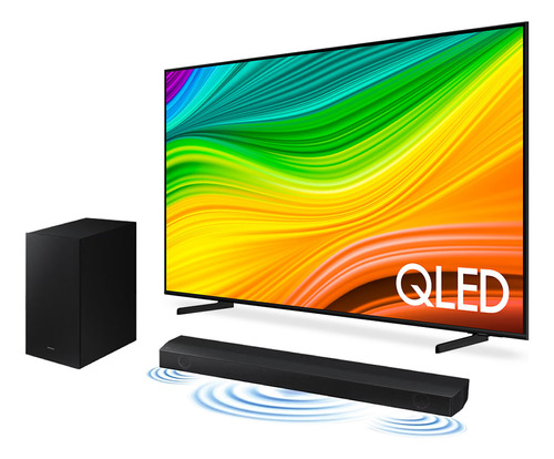 Smart Tv 50  Qled 4k 2024 + Soundbar Hw-b550/zd