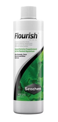 Seachem Flourish 250ml Fertilizante Plantas Aquario Plantado